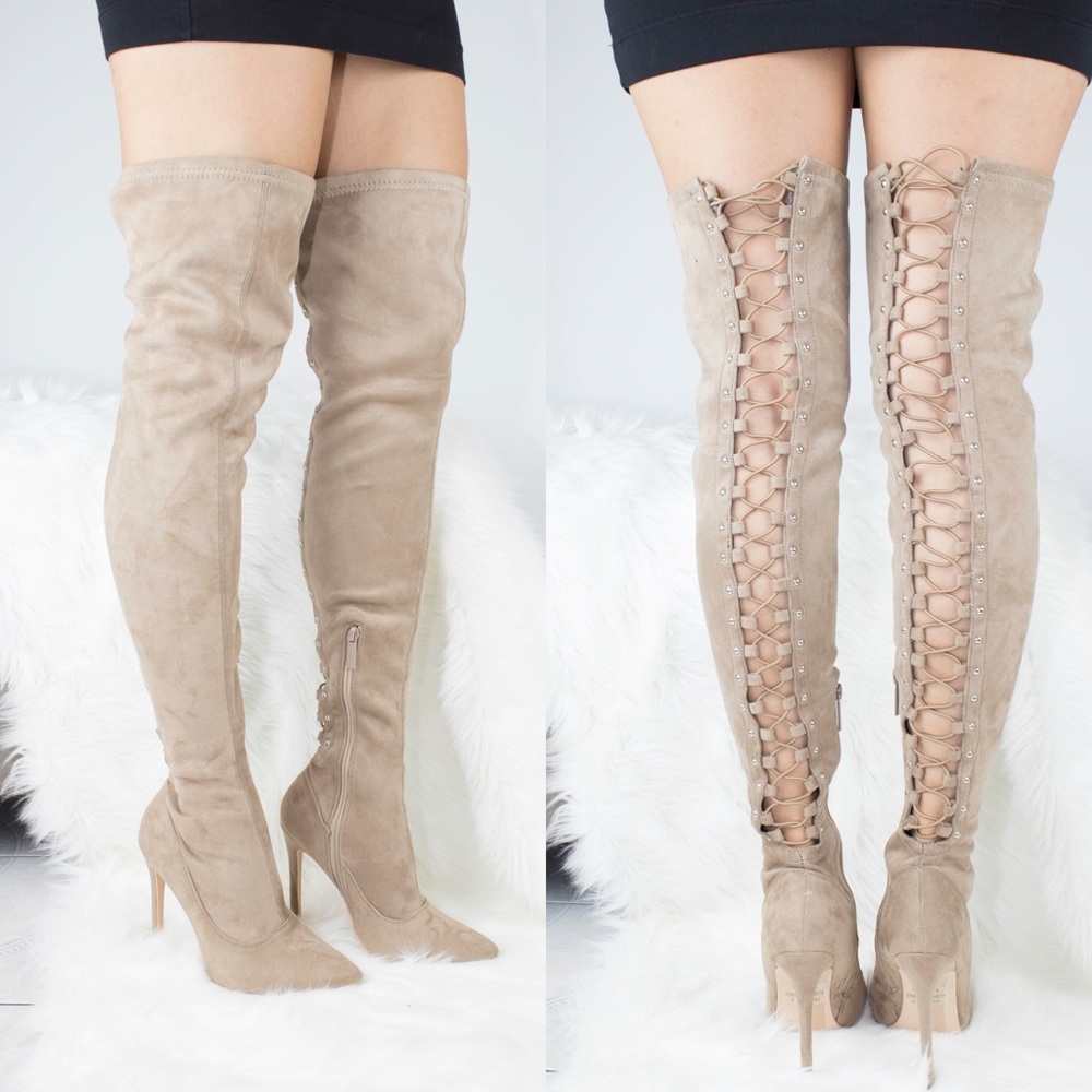 Nude OTK boots